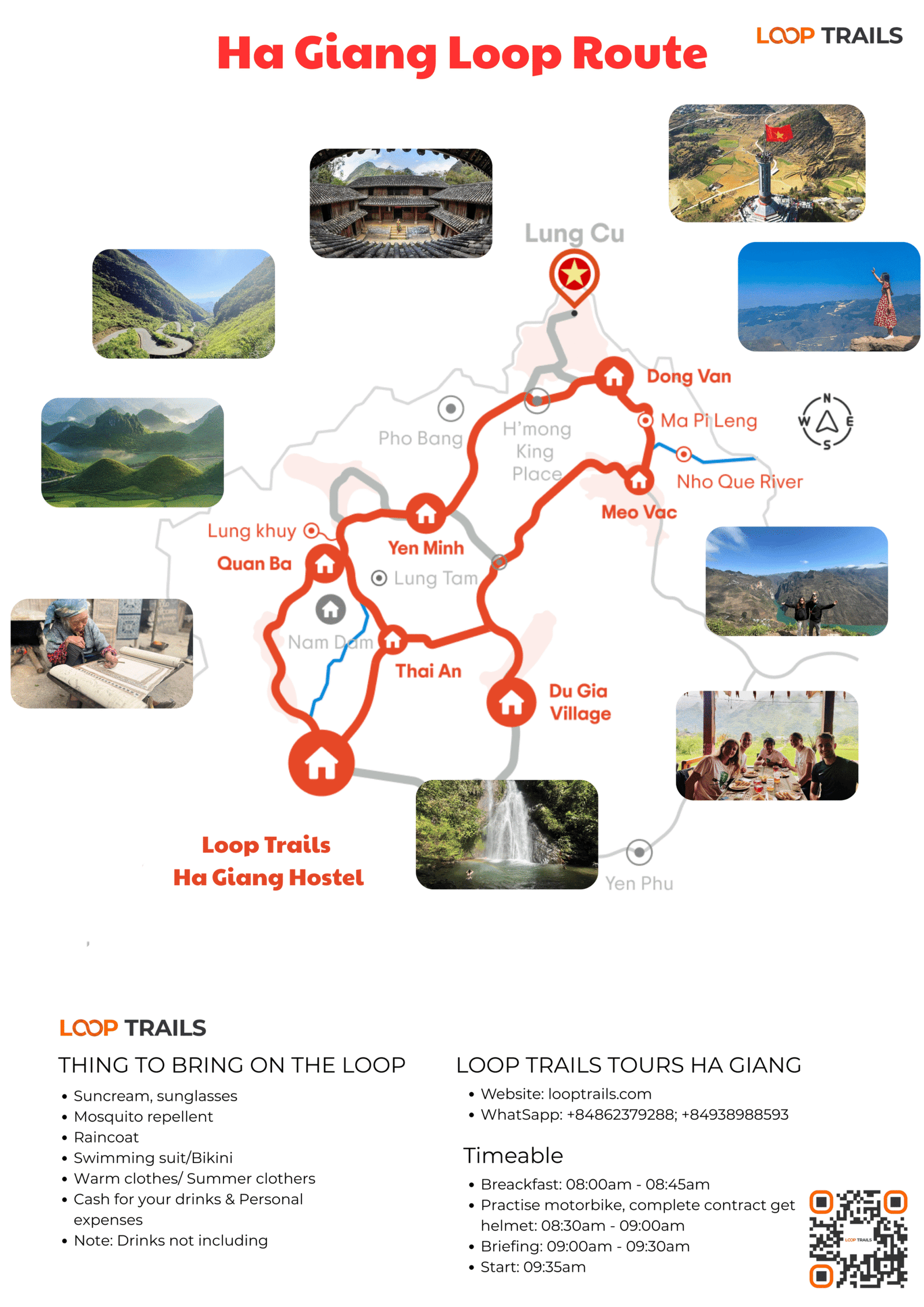 Ha Giang Loop Map 2026: Complete Route Guide + GPS Points best