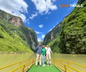 tu san caynon in summer loop trails tours ha giang