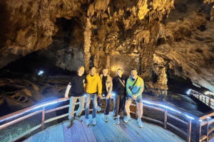 nguom ngao cave in cao bang with looptrails