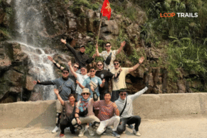 ha giang loop with looptrails in thai an waterfall