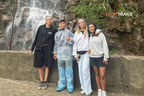 ha giang loop with easy riders in thai an waterfall