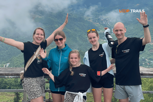 a family doing the ha giang loop with looptrails (3)