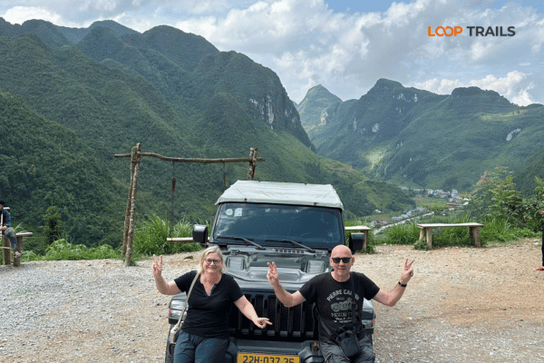 ha giang loop by wrangler rubicon jeep for a couple cao bang jeep tour 3 days