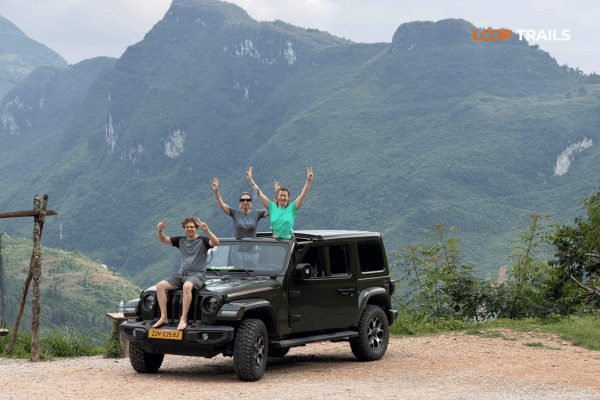 ha giang loop for a family by wrangler rubicon jeep
