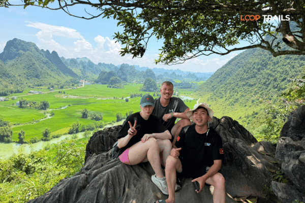 ngoc con valley vewpoint in cao bang ngoc con valley vewpoint in cao bang