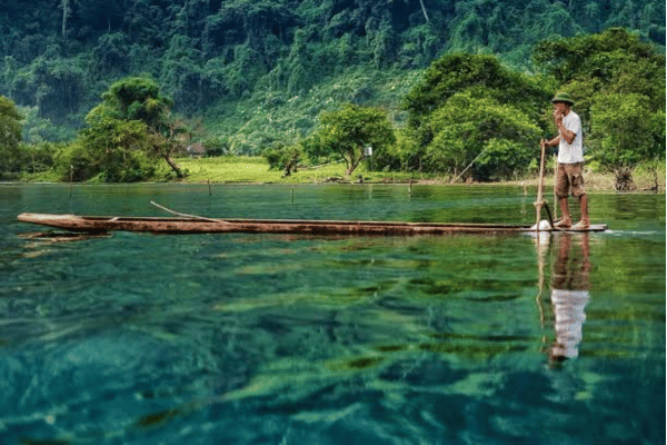 ba be lake in thai nguyen