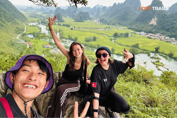 cao bang loop with looptrails in ngoc con valley