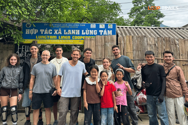ha giang loop for a group in lung tam linen village ha giang loop for a group in lung tam linen village