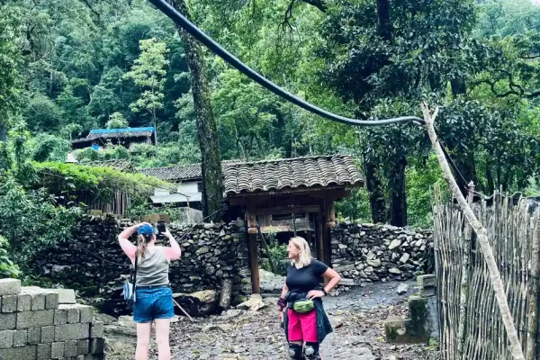 sao ha village on ha giang loop, a remote village
