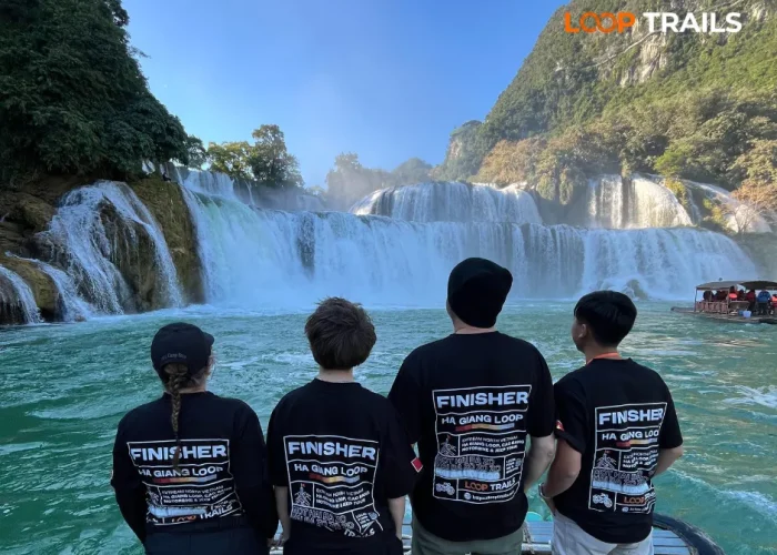 ban gioc waterfall with loop trails in cao bang