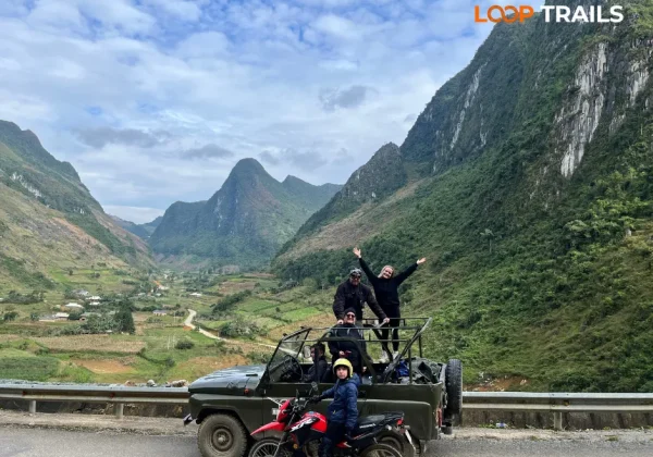 xuan truong valley cao bang, ha giang cao bang jeep tour with loop trails hostel