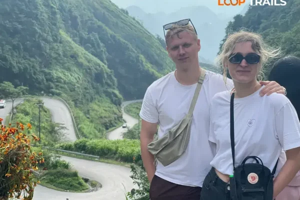 Tham Ma pass taked by loop trails ha giang