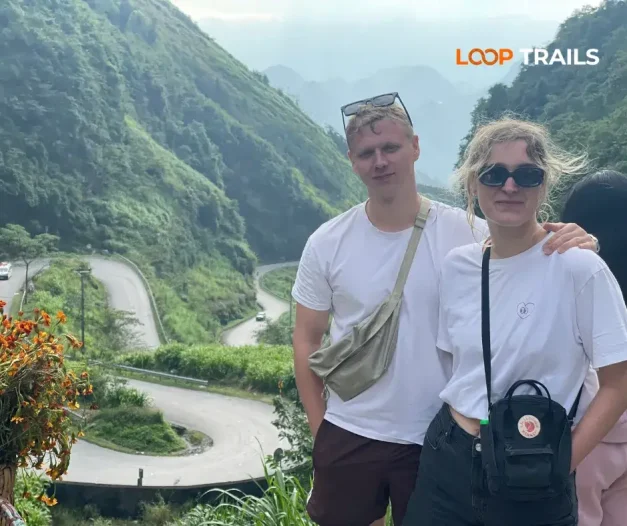 Tham Ma pass taked by loop trails ha giang