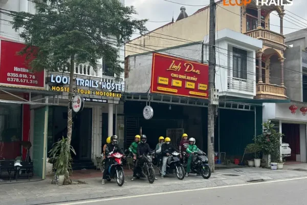 Honda XR150L motorcycle on Ma Pi Leng Pass during Ha Giang Loop tour with mountain views Ha Giang Motorbike Rental Scams