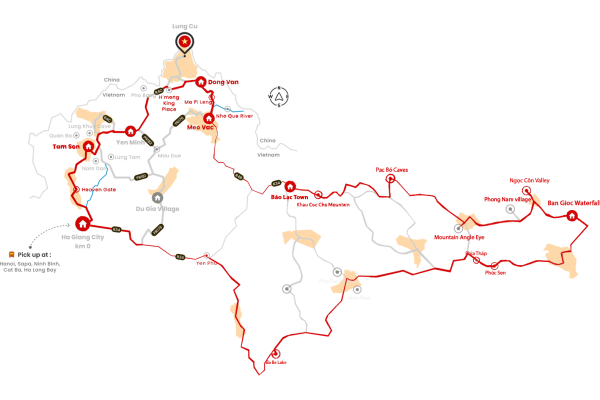 ha giang cao bang route