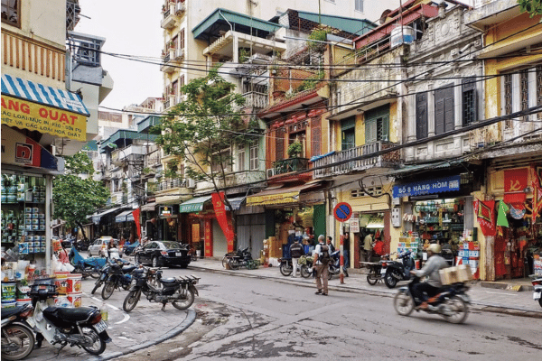 Hanoi Old Quarter morning street before a Ha Giang Loop trip Hanoi in 2 Days Before the Ha Giang Loop