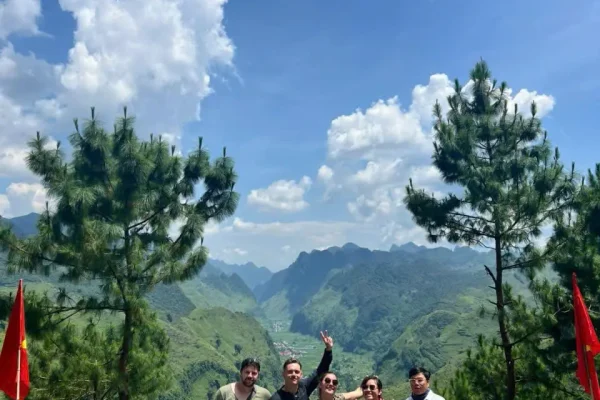 Beginner tourist on easy rider Ha Giang Loop tour with local guide Never Ridden a Motorbike