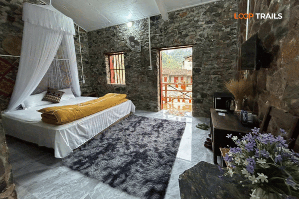 a private room in yen nhi homestay in cao bang