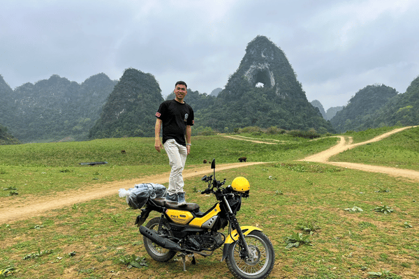 cao bang loop by motorbike in god's eyes mountain