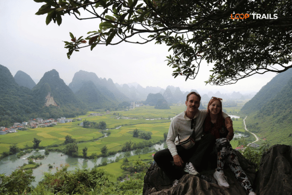 cao bang loop for a couple in ngoc con valley