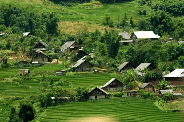 Mai Chau cycling rice terraces northern Vietnam