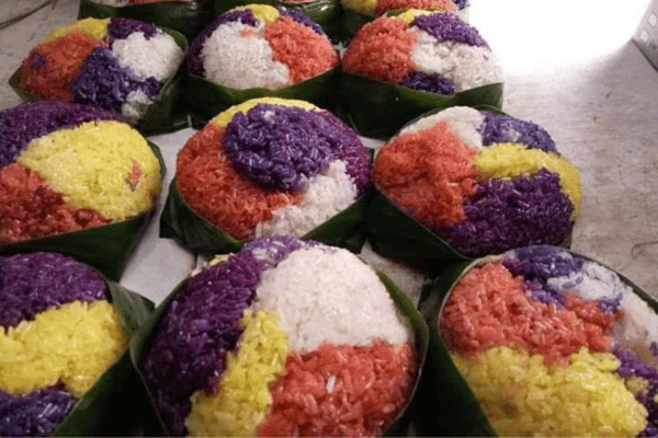 five colors sticky rice in ha giang