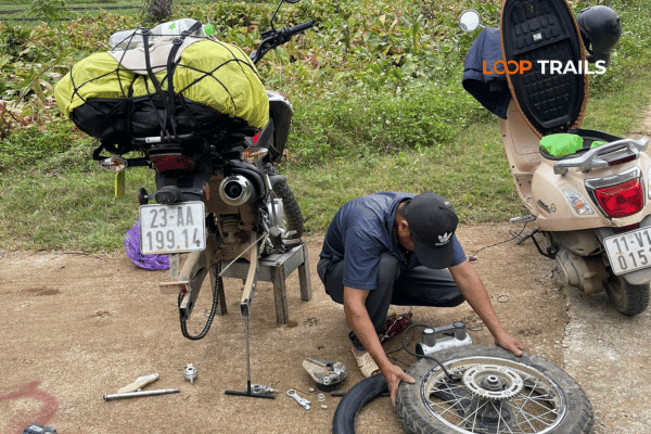 ha giang loop motorbike repair guide