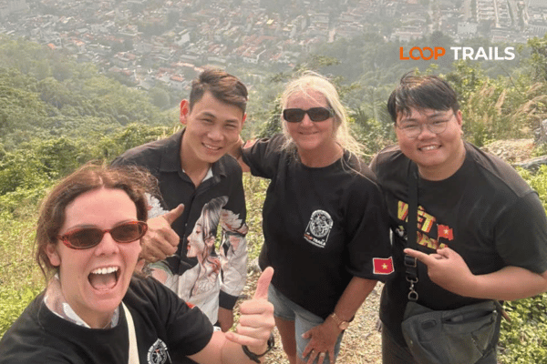 ha giang city viewpoint from mo neo mountain