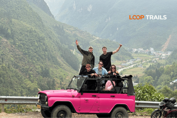ha giang loop by jeep in chin khoanh pass with looptrails
