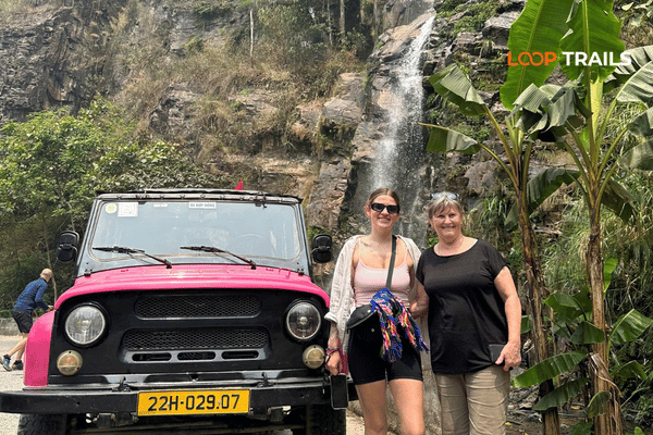 ha giang loop by jeep in thai an waterfall ha giang loop 4 days