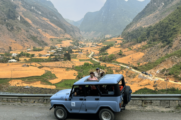 ha giang loop by jeep in xuan truong valley in cao bang