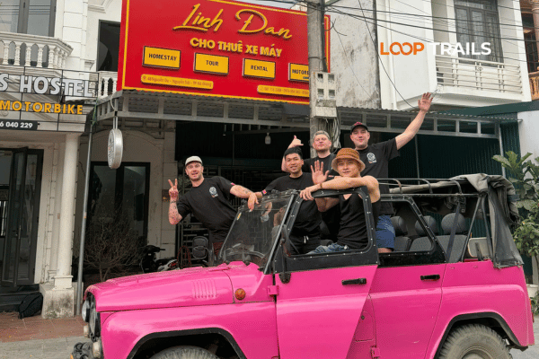Ha Giang jeep tour mountain road northern Vietnam