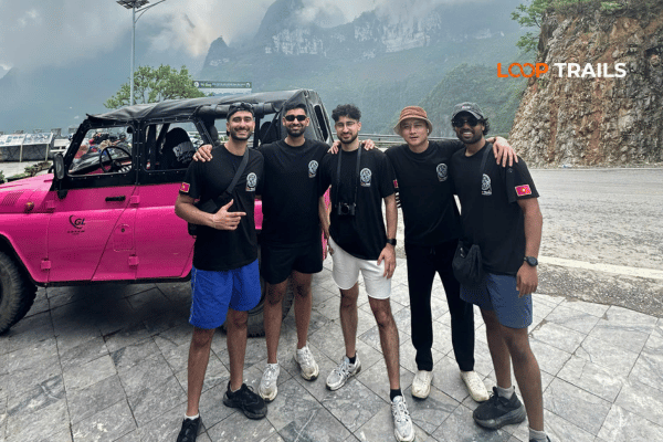 ha giang loop by jeep with looptrails stopped in ma pi leng pass