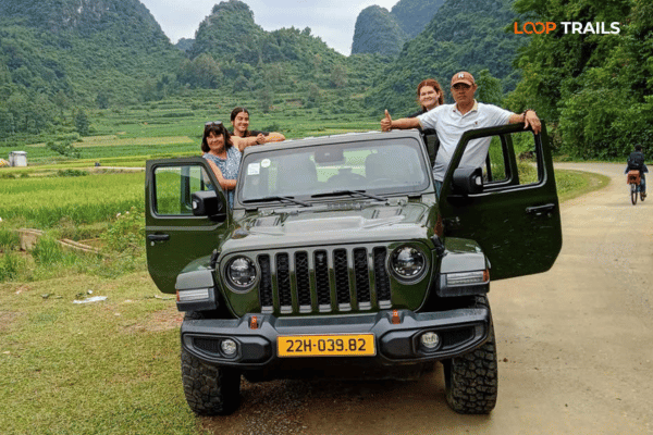 ha giang loop by jeep wrangler rubicon for a family