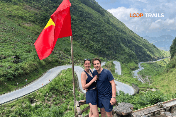 ha giang loop for a couple in Tham Ma Pass with looptrails