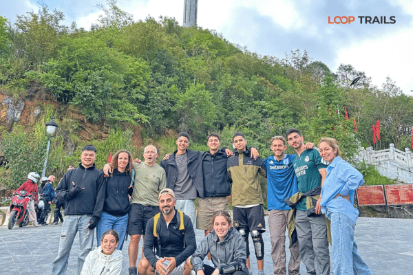 ha giang loop for a group in lung cu Ha Giang Loop by Jeep in One Day