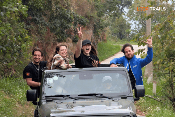 ha giang loop for a group with looptrails by jeep wrangler rubicon Ha Giang Cao Bang Jeep Tour