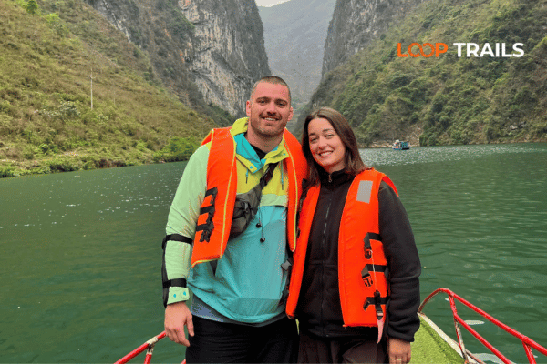 ha giang loop in nho que river with looptrails