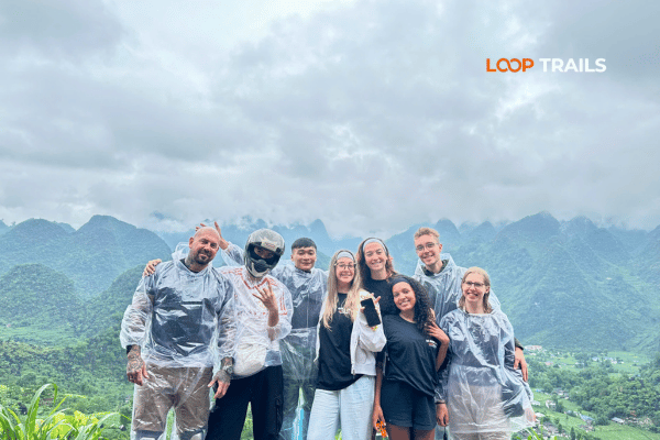 ha giang loop in rainy day with looptrails by motorbike