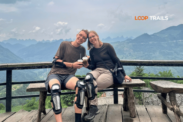 ha giang loop safety gear for a couple