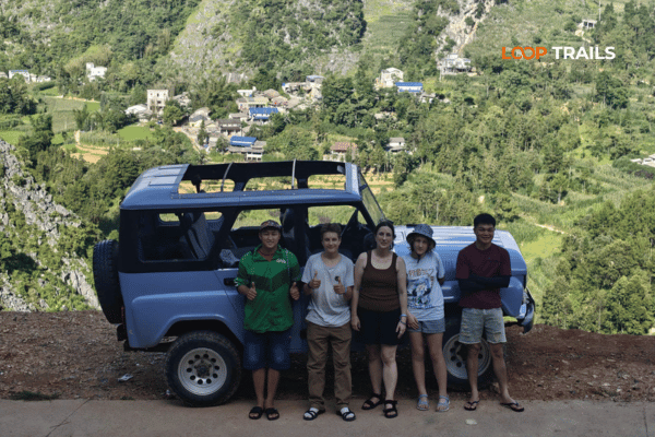 ha giang loop with looptrails in a jeep tour