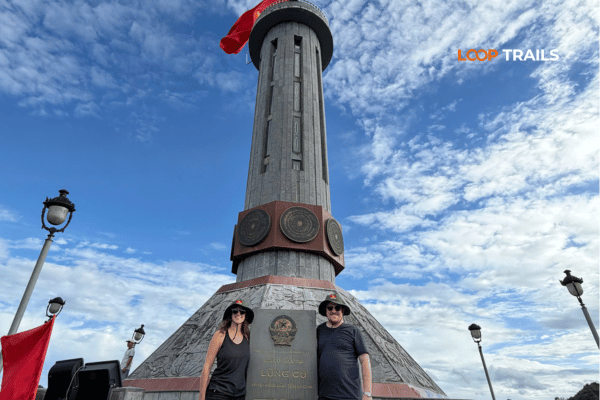 ha giang loop with looptrails in lung cu flag tower