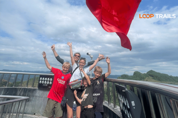 ha giang loop with looptrails in lung cu flag tower