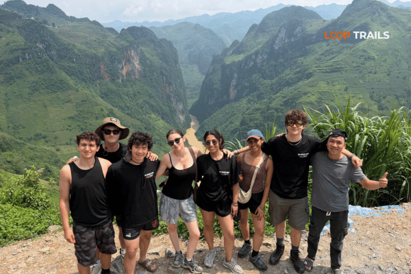 ha giang loop with looptrails in nho que river viewpoint