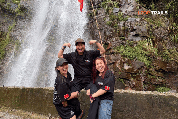 ha giang loop with looptrails in thai an waterfall