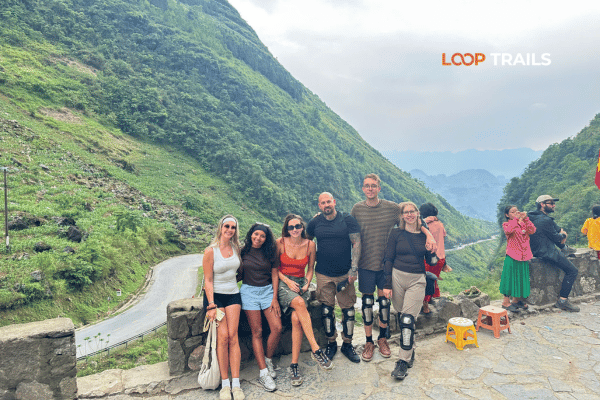ha giang loop with looptrails in tham ma pass