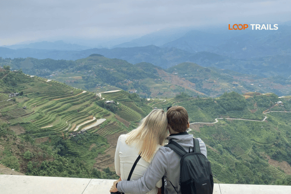 ha giang terraces field with looptrails