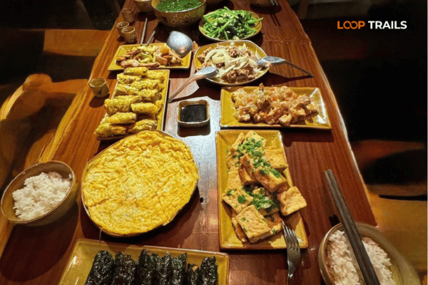 have dinner with looptrails in a homestay (2)