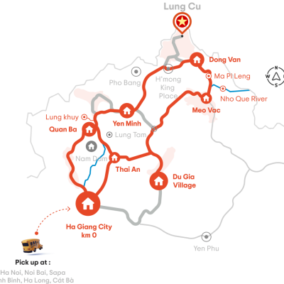 namdan-hagiang-4n-1-2 ha giang loop map 3 days 2 nights route