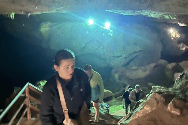 nguom ngao cave in cao bang with looptrails